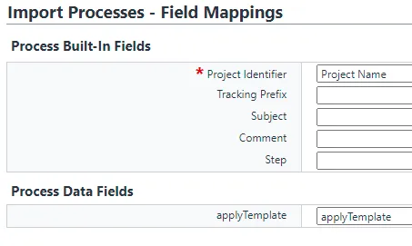 field mapping